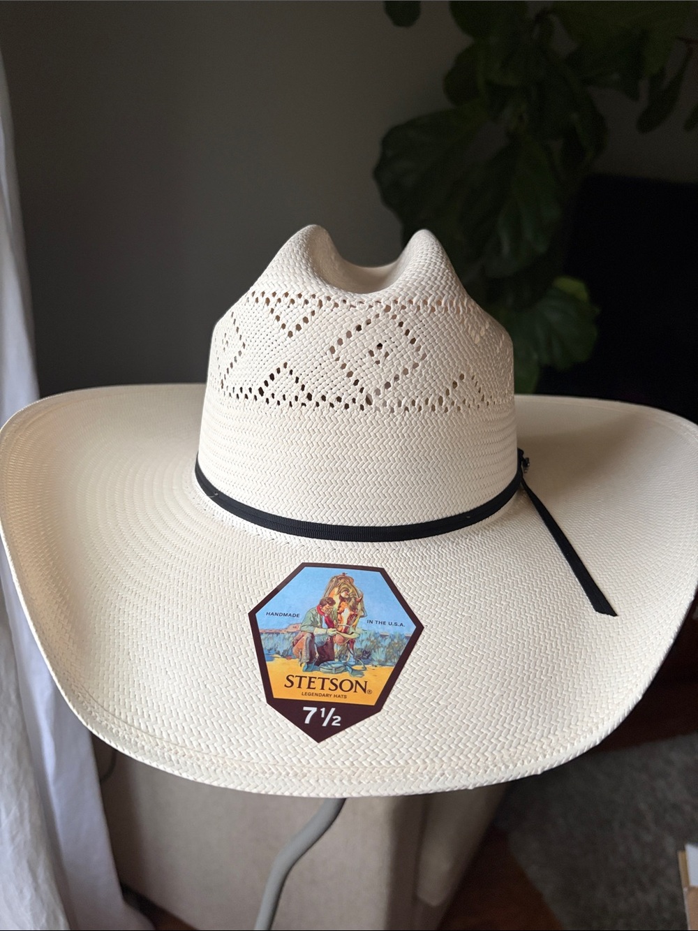 STETSON SADDLEMAN 20X STRAW COWBOY HAT NWT
